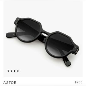 KREWE Astor Sunglasses - Black + Shadow